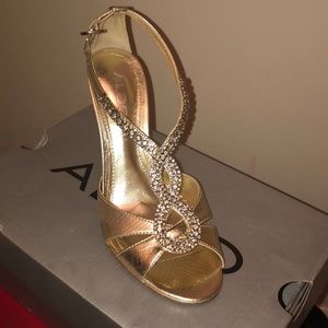 Women Gold Aldo Shoes